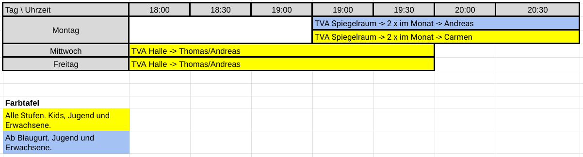 Trainingsplan 20041001